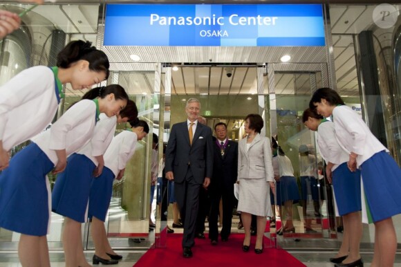 Le prince Philippe de Belgique au Panasonic Center à Osaka le 14 juin 2012.