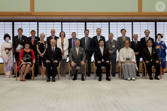 Le prince Philippe de Belgique à Kyoto le 15 juin 2012