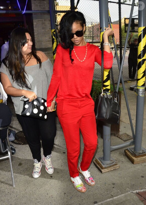 Un look impeccable pour Rihanna à New York, le 13 juin 2012.
