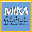 Premier visuel du single  Celebrate  de Mika et Pharrell Williams, juin 2012.