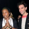 Mika et Pharrell Williams à Paris, le 2 mars 2012.