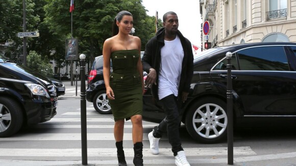Kim Kardashian et Kanye West : Dimanche en amoureux, sous le soleil parisien