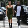 Kanye West et Kim Kardashian, en amoureux à Paris le 17 juin 2012