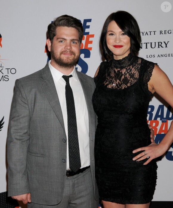 Jack Osbourne et sa fiancée Lisa Stelli le 18 mai 2012 à Los Angeles