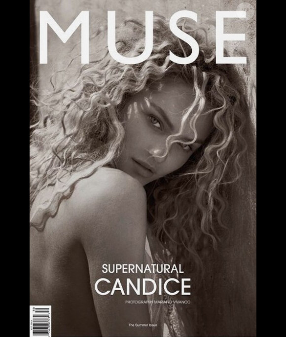 Candice Swanepoel pose en couverture du numéro 30 du magazine Muse.