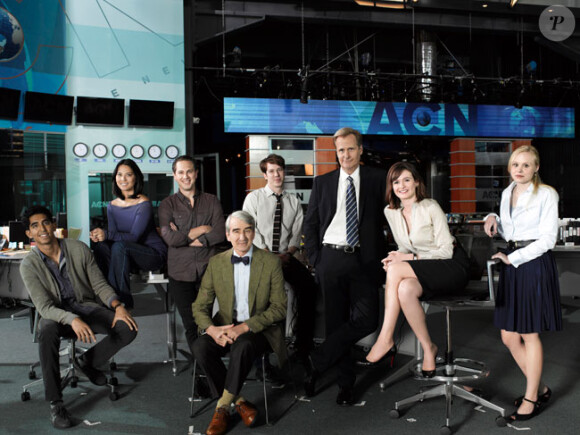 L'équipe de The Newsroom, une nouveauté HBO créée par Aaron Sorkin.