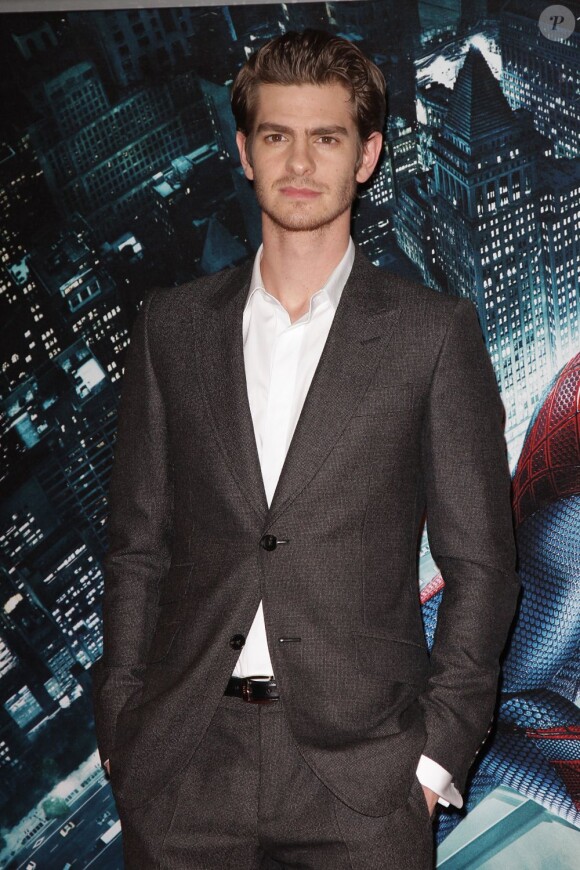 Andrew Garfield à Rome pour la première de The Amazing Spider-Man. Le 22 juin 2012.