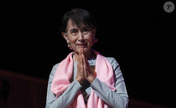 Aung San Suu Kyi en juin 2012 à Londres