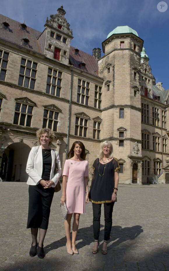 Au château de Kronborg, la princesse Marie de Danemark célébrait le jubilé du 65e anniversaire de la commission nationale danoise pour l'UNESCO, dont elle est la marraine, le 26 juin 2012 à Elseneur.