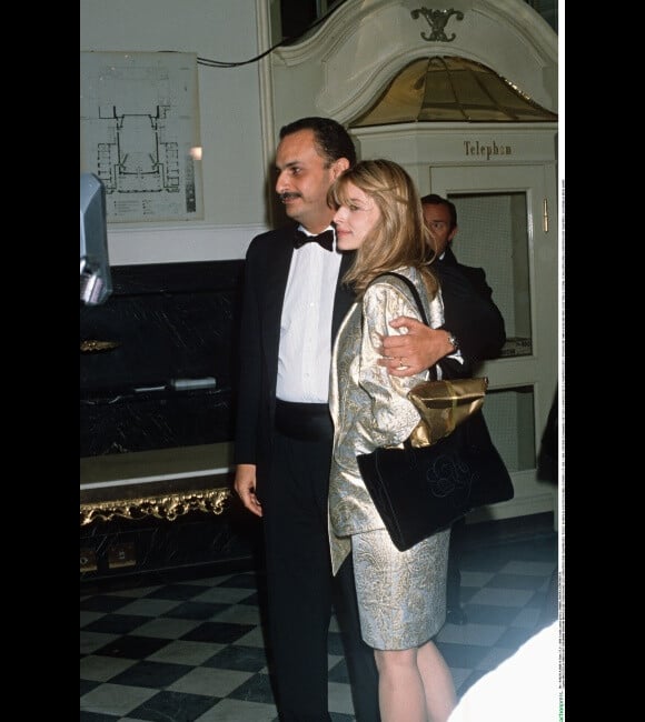 Nastassja Kinski et son ex-mari le producteur Ibrahim Moussa en 1988