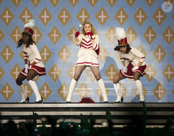 La chanteuse Madonna - MDNA Tour - à Berlin, le 28 juin 2012.