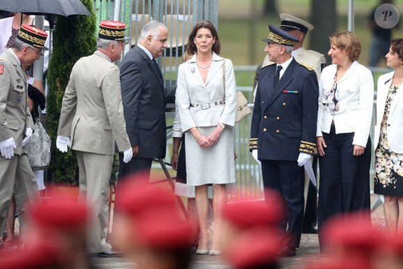La princesse Caroline de Hanovre a été officiellement faite le 29 juin 2012 marraine du 17e régiment du génie parachutiste de Montauban, dans le Tarn-et-Garonne, à l'occasion de la cérémonie de passation de commandement entre le colonel Poitou et son successeur, le lieutenant-colonel Vales.