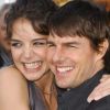 Katie Holmes et Tom Cruise, en janvier 2005 à Los Angeles.