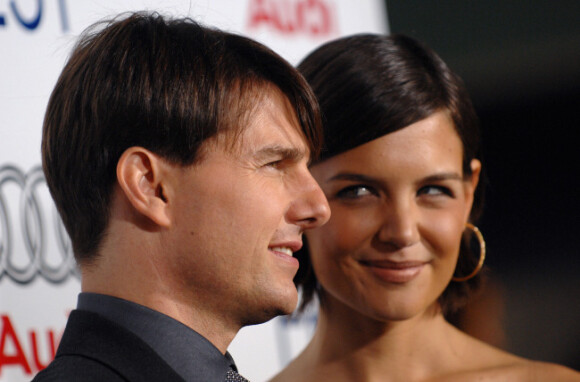 Katie Holmes et Tom Cruise, en novembre 2007 à Los Angeles.
