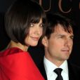 Katie Holmes et Tom Cruise, en février 2008 à New York.