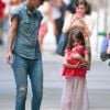 Katie Holmes et Suri, 6 ans, le 25 juin 2012 à New York.