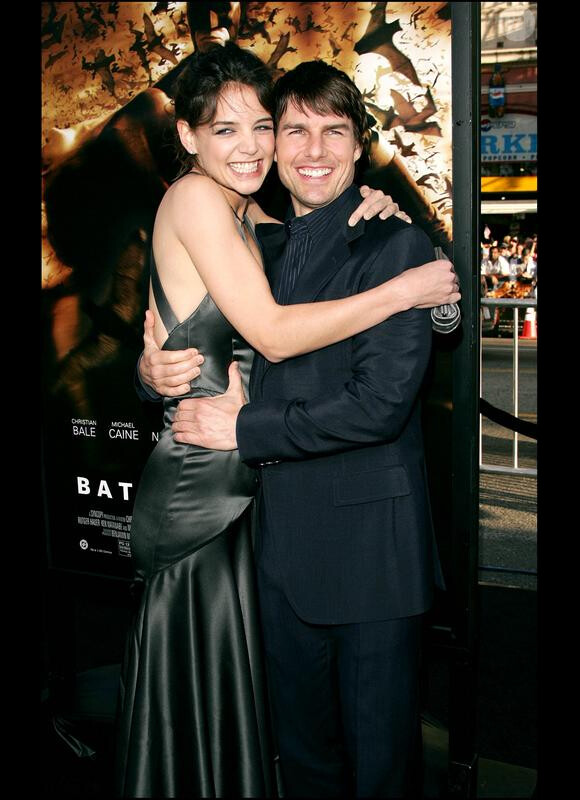 Tom Cruise et Katie Holmes, en juin 2005 à Los Angeles.