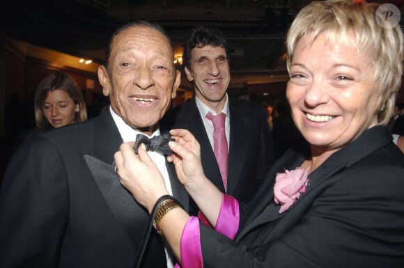 Henri Salvador et son épouse Catherine à Paris, le 4 octobre 2007.