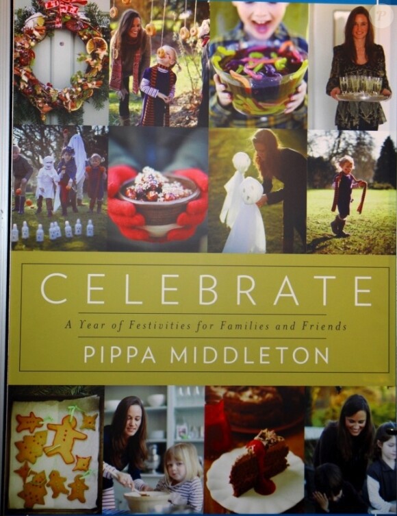 Pippa Middleton publiera le 25 octobre 2012 son guide du party-planning : Celebrate - A Year of Festivities for Families and Friends, pour lequel elle a touché près de 500 000 euros d'avance de la part du groupe Penguin. Couverture dévoilée lors d'un salon littéraire à New York, repérée par Cozycot.com.
