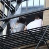 Adam Levine et sa petite amie Behati Prinsloo se promènent dans le quartier de Soho à New York le 1er juillet 2012