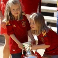 Les princesses Letizia, Leonor et Sofia fêtent la Roja et les héros de l'Euro