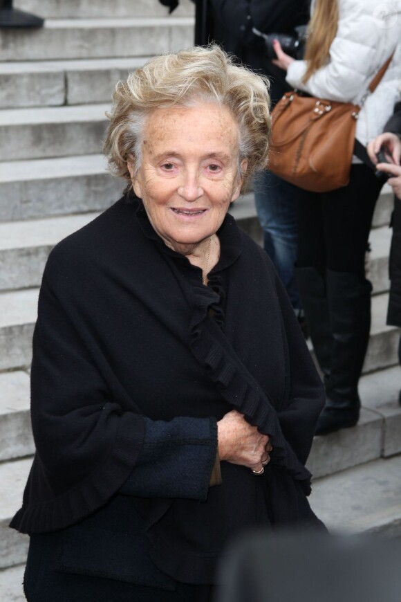 Bernadette Chirac le 24 janvier 2012 à Paris