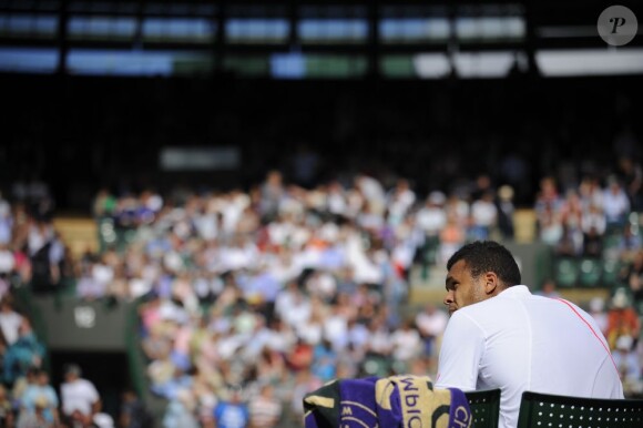 Jo-Wilfried Tsonga a longtemps douté avant de se qualifier pour la demi-finale de Wimbledon le 4 juillet 2012 en disposant de Philipp Kohlschreiber (7-6, 4-6, 7-6, 6-2)