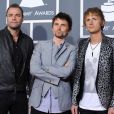 Le trio Muse aux Grammy Awards à Los Angeles, le 13 février 2011.