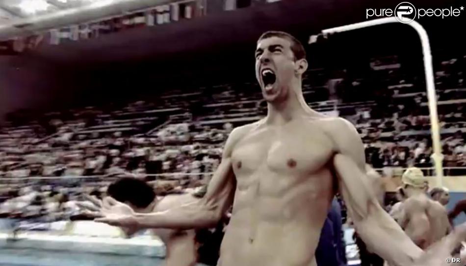 Michael Phelps dans cette image extraite du clip  Survival , l&#039;hymne des Jeux Olympiques signé par le trio Muse, juillet 2012.