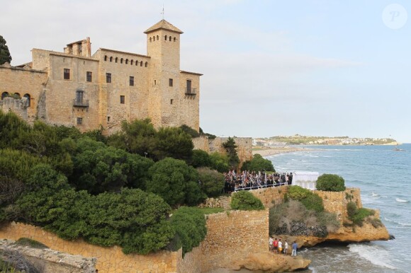 Le château Castillo où s'est déroulé le mariage d'Andrès Iniesta et Anna Ortiz le 8 juillet 2012 en Tarragone
