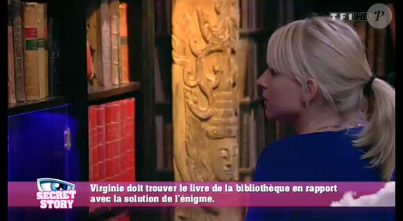 Virginie dans la quotidienne de Secret Story 6 le lundi 9 juillet 2012 sur TF1