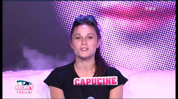Capucine dans la quotidienne de Secret Story 6 le lundi 9 juillet 2012 sur TF1