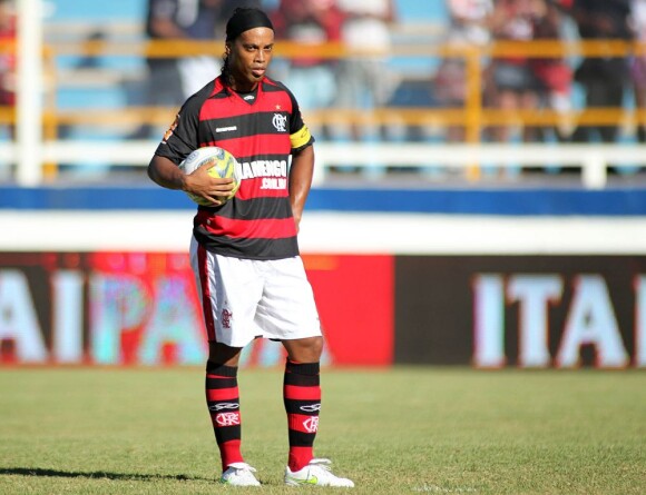 Ronaldinho le 6 février 2012 à Rio de Janeiro