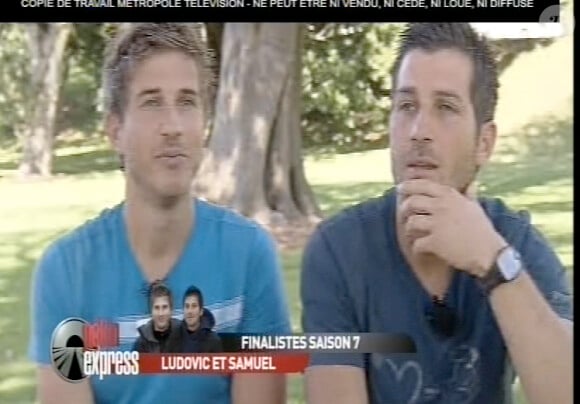 Ludovic et Samuel dans Pékin Express, la grande finale, mercredi 11 juillet 2012 sur M6
