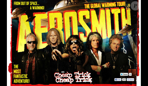 The Global Warming Tour, la tournée nord-américaine d'Aerosmith, jusqu'au 12 août 2012.