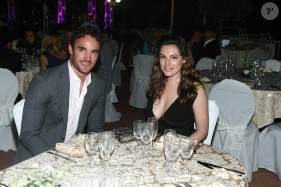 Kelly Brook et Thomas Evans assistent à un dîner durant l'Ischia Global Fest. Le 10 juillet 2012.