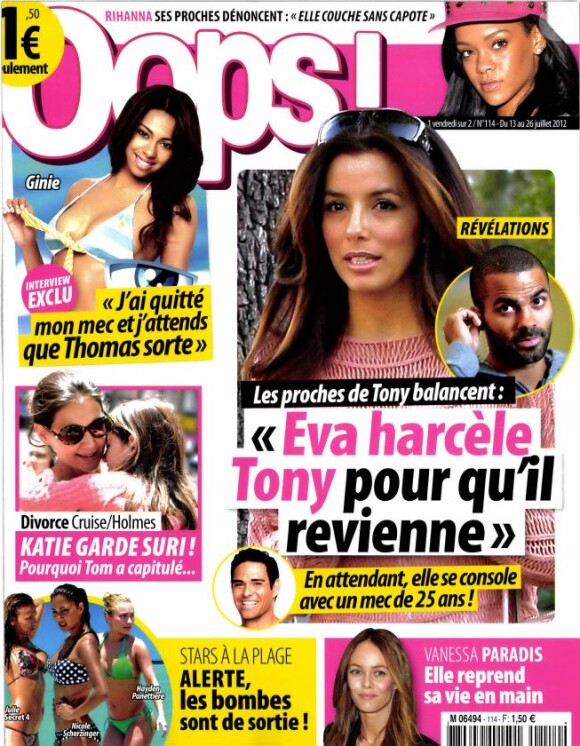 Oops ! en kiosques le 13 juillet 2012