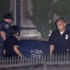 Image de la levée du corps de Sage Stallone, fils de Sylvester Stallone, à Studio City le 13 juillet 2012. Le comédien de 36 ans a été retrouvé mort des suites d'une overdose médicamenteuse.