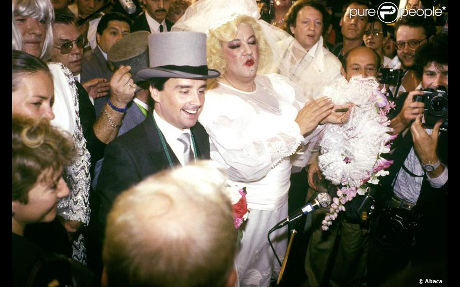 Coluche Et Thierry Le Luron Lors De Leur Faux Mariage Purepeople