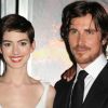 Anne Hathaway et Christian Bale lors de l'avant-première de The Dark Knight Rises le 16 juillet 2012 à New York