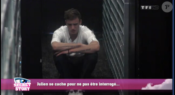 Julien dans la quotidienne de Secret Story 6 le mardi 17 juillet 2012 sur TF1
