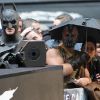 L'avant-première à Londres de The Dark Knight Rises le 18 juillet 2012