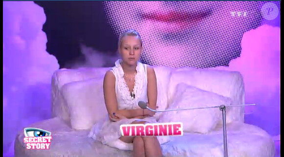 Virginie dans la quotidienne de Secret Story 6 sur TF1 le jeudi 19 juillet 2012