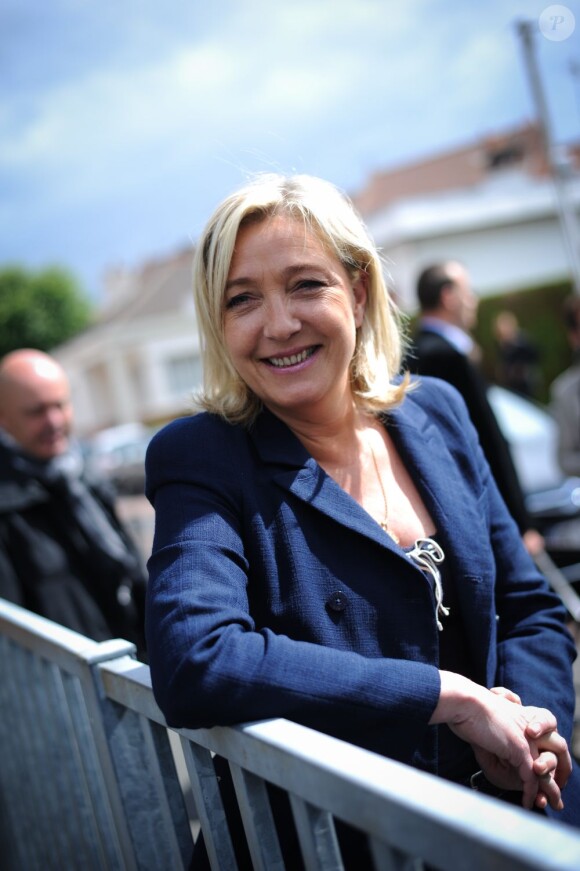 Marine Le Pen à Hénin-Beaumont, le 17 juin 2012.
