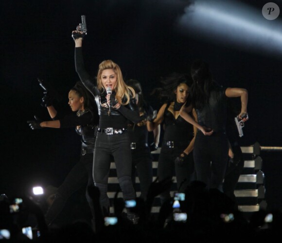 Madonna au Stade de France, à Paris, le 14 juillet 2012.