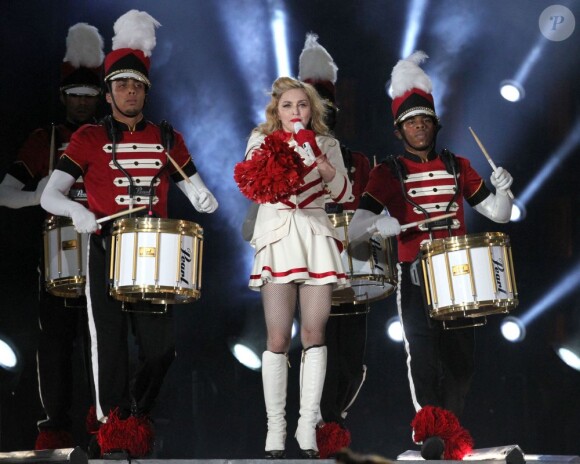 Madonna performs on her 'MDNA' Tour at Yankee Stadium in New York City, NY, USA on September 6, 2012. Photo by PBG/PA Photos/ABACAPRESS.COM07/09/2012 - New York City