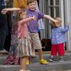 Réunion de la famille royale de Danemark à Grasten le 20 juillet 2012 pour la traditionnelle séance photo des vacances d'été, marquée par les premiers pas en public du prince Vincent, fils du prince Frederik et de la princesse Mary, âgé de 18 mois.