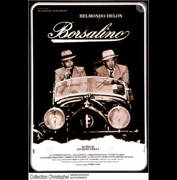 L'affiche du film Borsalino de Jacques Deray