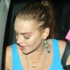 Lindsay Lohan va dîner avec un ami à Beverly Hills le 23 juillet 2012 hez Mr Chow