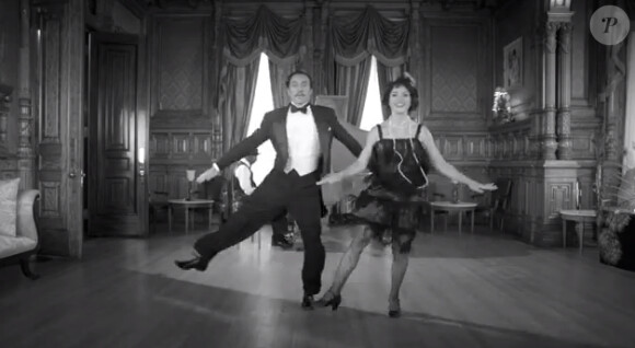 Bob Sinclar, image du clip Groupie, pastiche culotté et rétro-house du film The Artist.